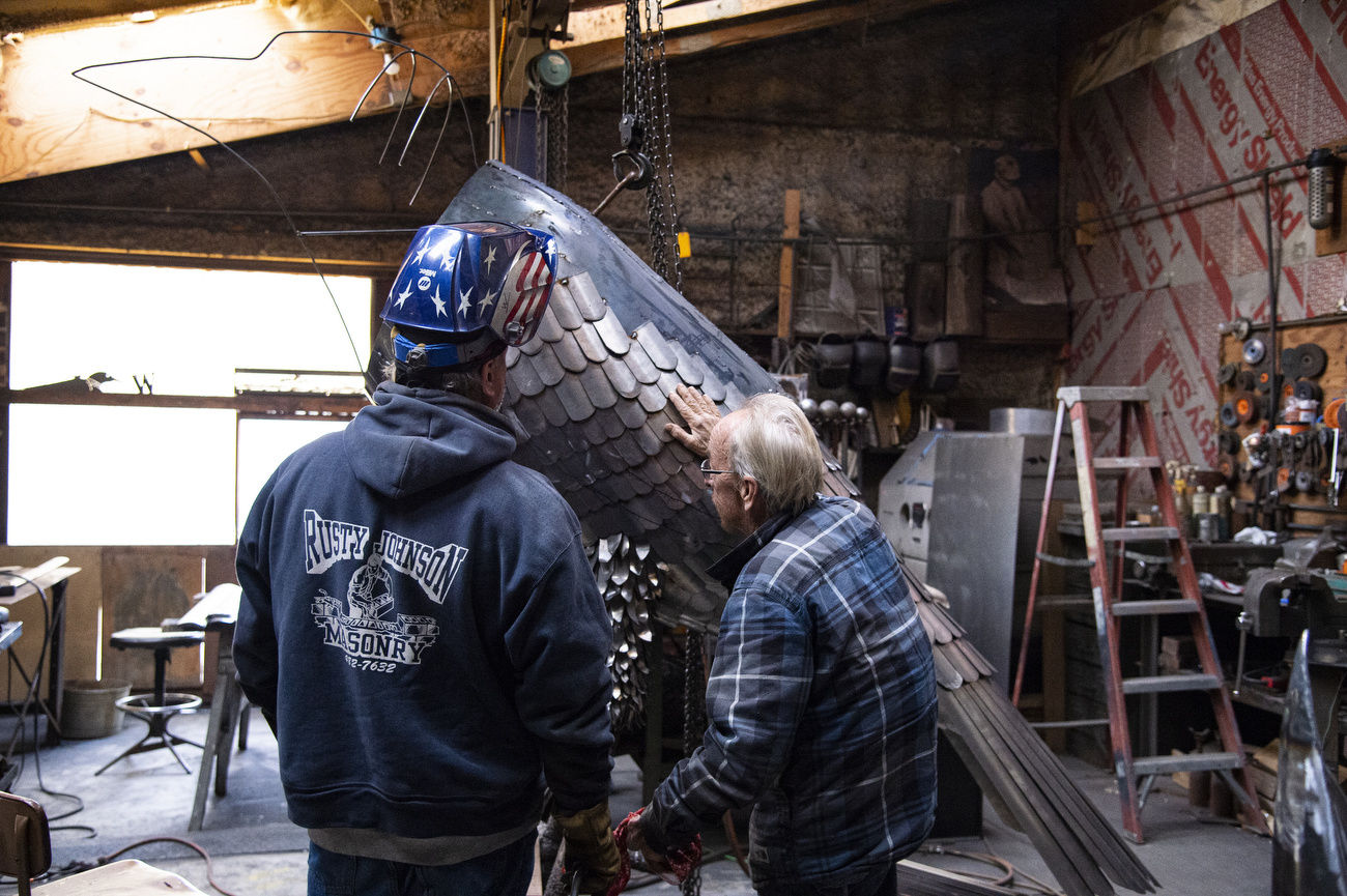 Sculptor crafts a feathered finale Artist’s retrospective exhibit readies to lift off in July